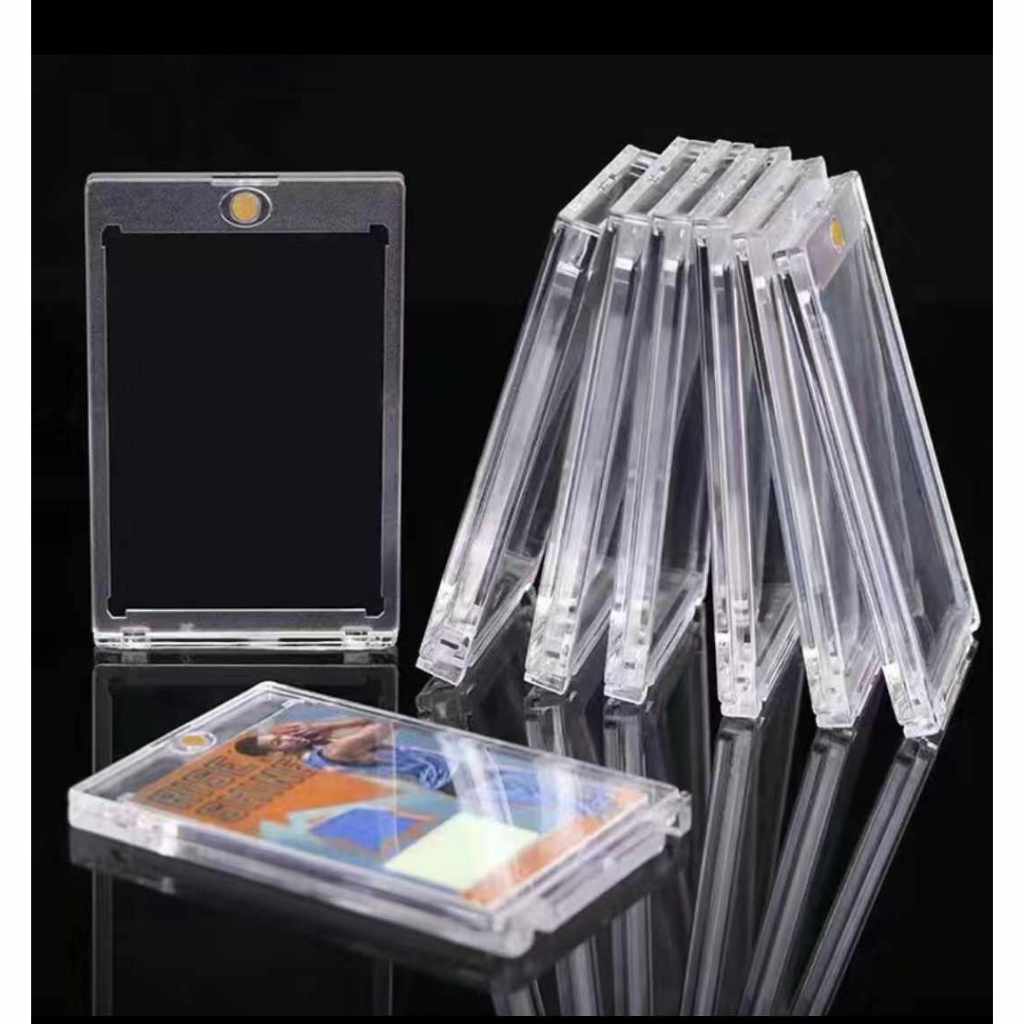 35PT Magnetic Card Holder Card Protector UV Protection TCG Digimon MTG ...
