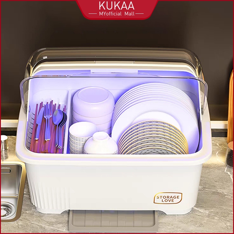 Ultraviolet Disinfection Dish Rack Drainer With Cover Dish Rack Drainer ...