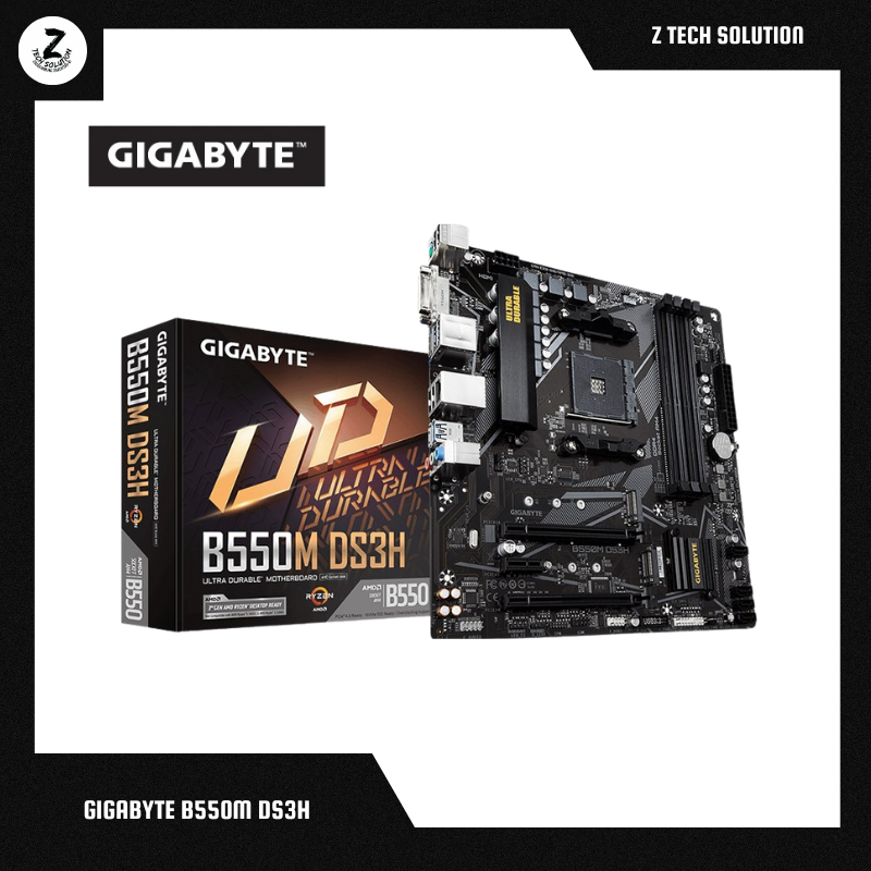 Gigabyte B550M DS3H ( AM4 ) MATX Motherboard Shopee Philippines