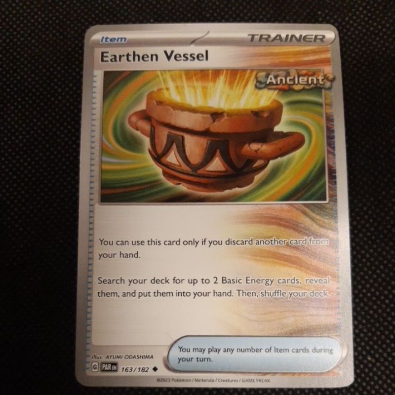 Pokemon Card TCG Paradox Rift Trainer SV4 Earthen Vessel Snorlax