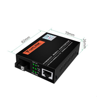 NETLINK FIBER OPTIC DEVICE ETHERNET MEDIA CONVERTER HTB-GS-03-20A/B ...