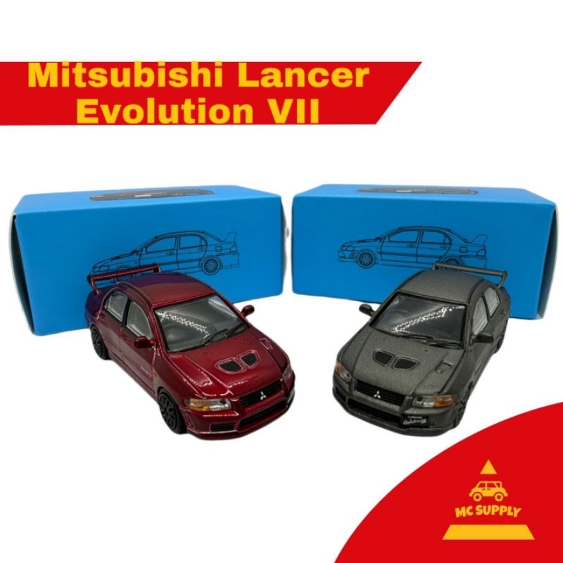 Jkm 1/64 Mitsubishi Lancer Evolution Vii Alloy Diecast Size Hotwheels ...