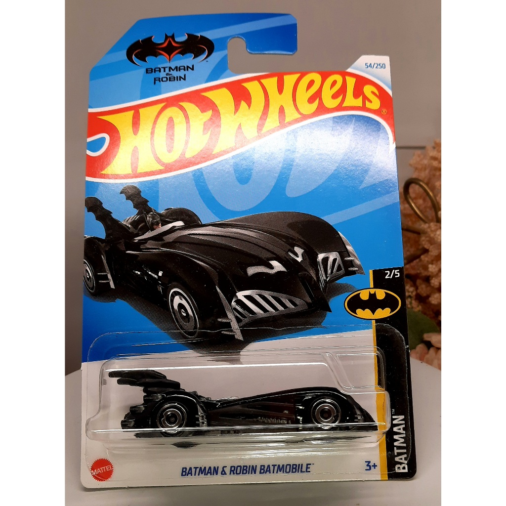 HOT WHEELS BATMAN & ROBIN BATMOBILE (2024, BLACK) Shopee Philippines