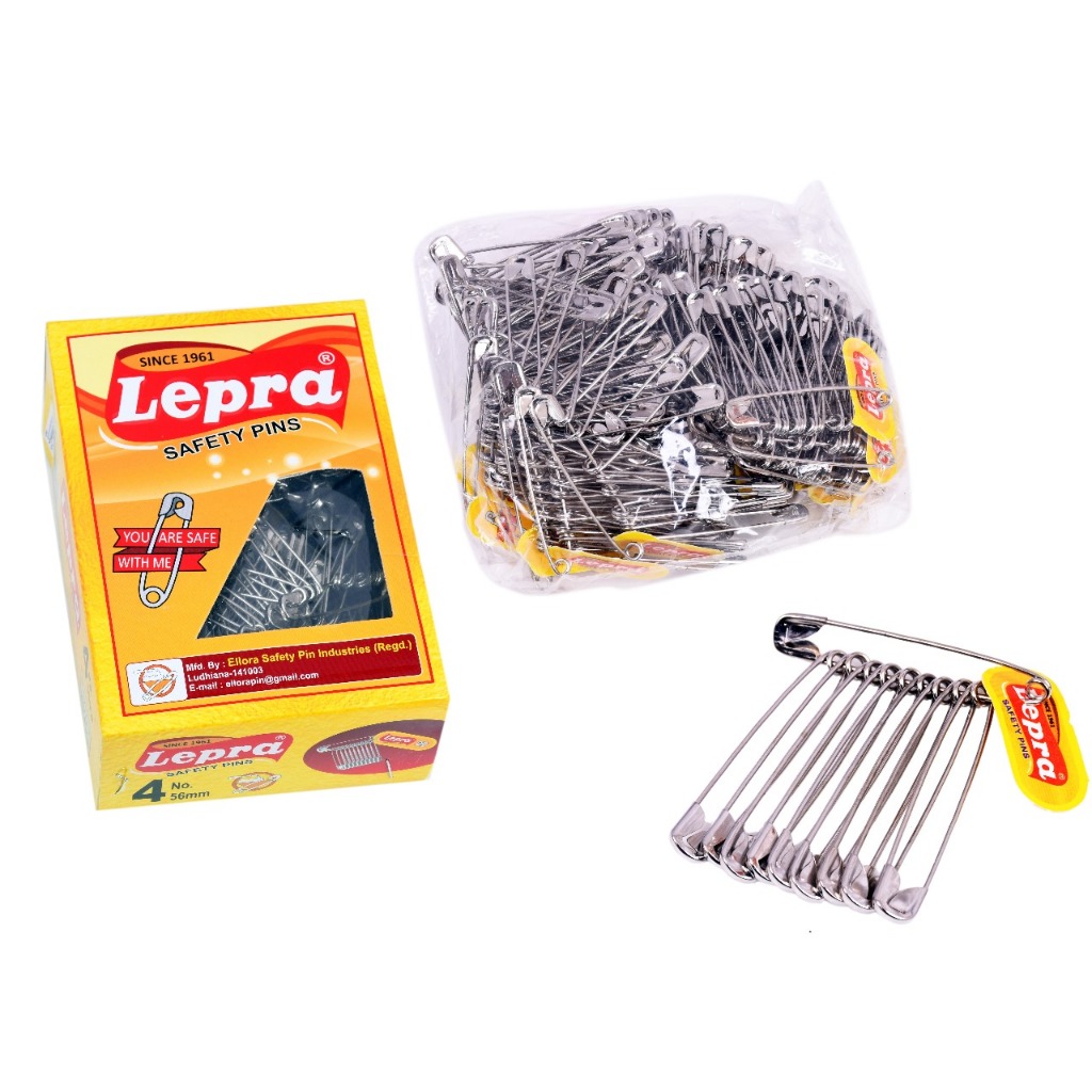 Lepra Safety Pins Size-4 ( 25 Bunches of 10 Pcs Each ) | Shopee Philippines