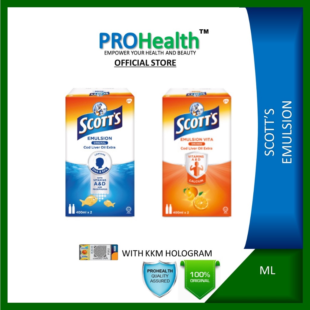 SCOTT'S Emulsion 400/200ML expiry:09/2026 | Shopee Philippines