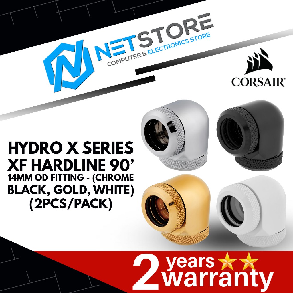 Raccordi Idraulici Corsair Hydro X 90° - Per Tubi Rigidi 12mm, Confezione Da 2 - Foto 7