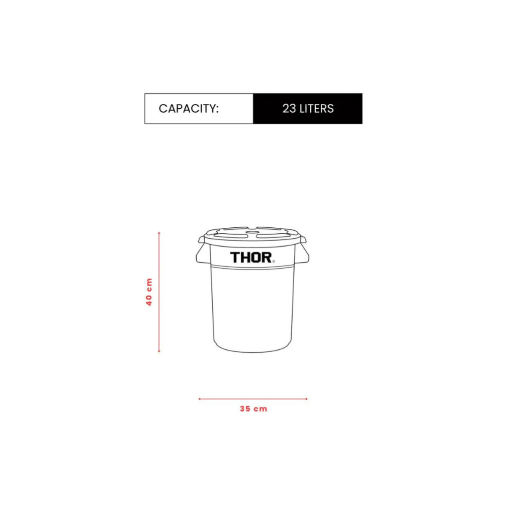 Thor Round Container 23L | Shopee Philippines