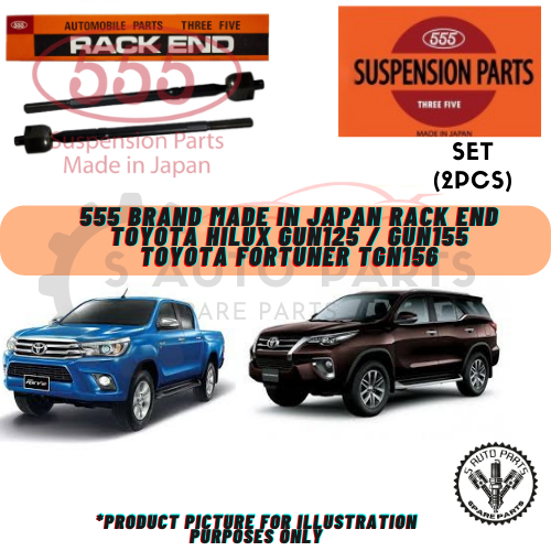 TOYOTA HILUX GUN125 / GUN155 / TOYOTA FORTUNER TGN156 555 BRAND RACK ...