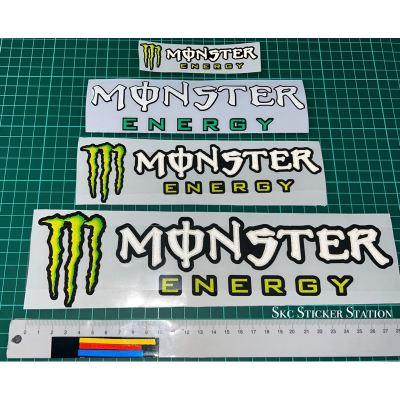 Monster Designs Sticker Printing Laminated Diecut monster energy ...