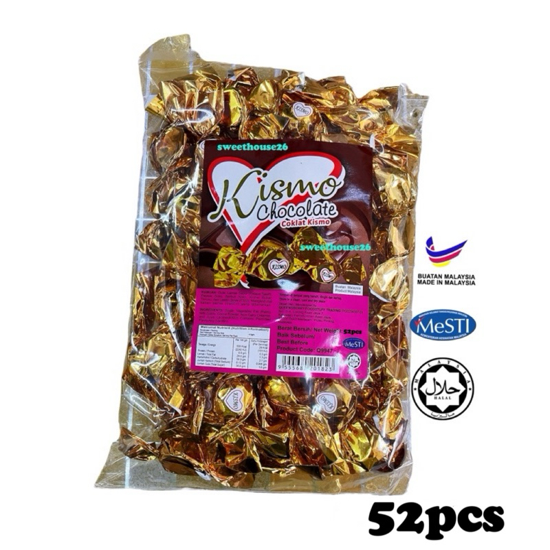 Kismo Milk Chocolate Coklat Golden Kismo 52pcs Halal | Shopee Philippines