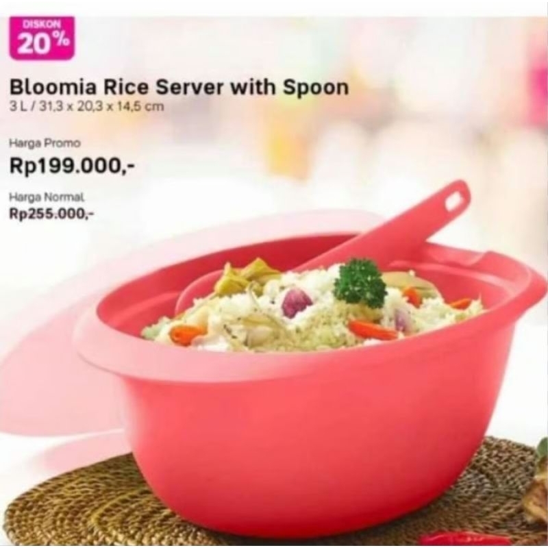 Tupperware Rice Server 3L with Spoon Shopee Philippines