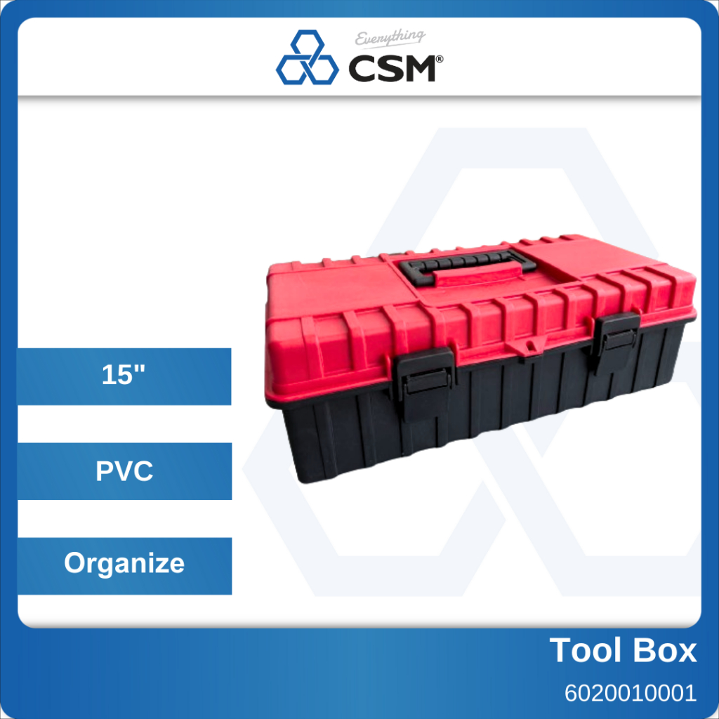 CSM Multipurpose Organize Plastic Storage Tool Box PVC Tool Box Kotak ...