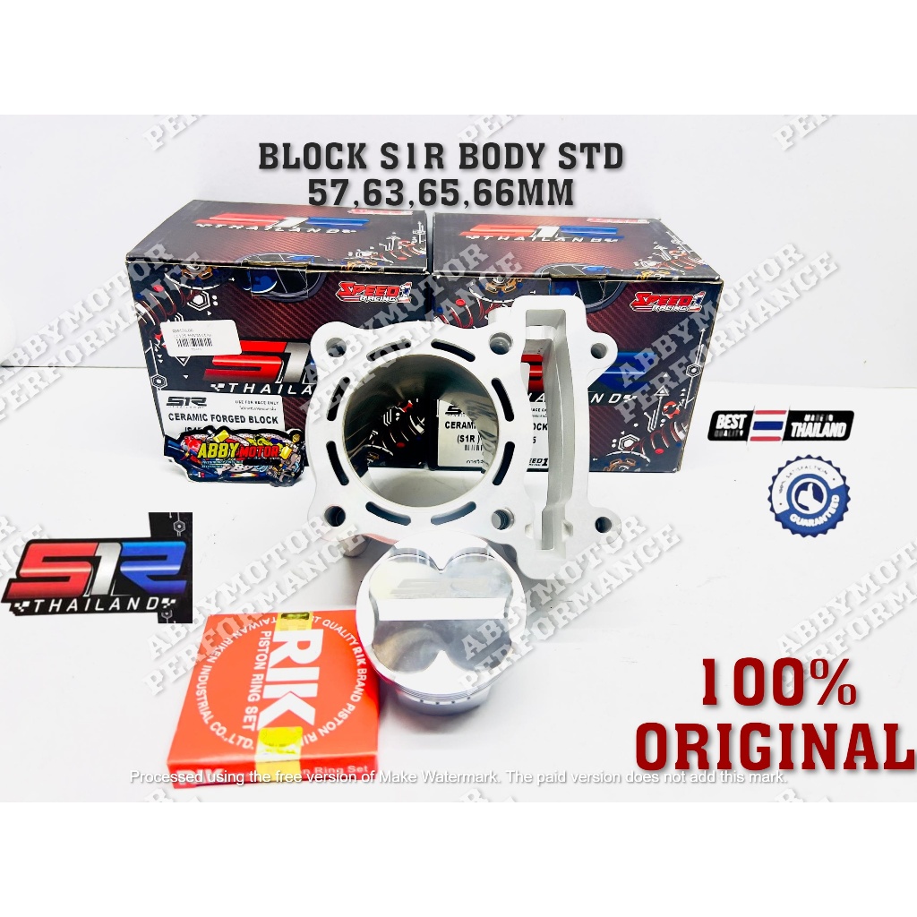 CERAMIC BLOCK FORGED PISTON LC135 S1R 57MM 63MM 65MM 66MM | Shopee ...