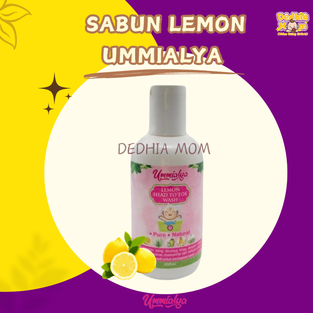 Sabun Lemon Ummialya Sabun Mandi Lemon Baby Demam Batuk Selsema ...