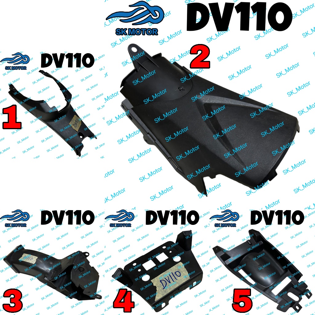 Demak DV110 DV 110 Inner Cover Tank Fender Rear Front Bracket Main Pipe ...