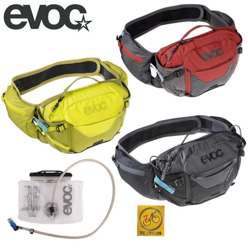 EVOC Hip Pack Pro 3 L Heuptas 1.5 L Drinkzak - Dusty Pink - Carbon Grey