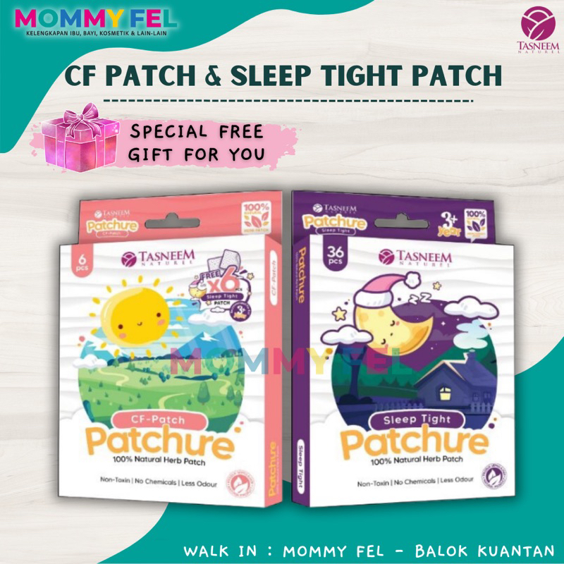 TASNEEM NATUREL PATCH - CF AND SLEEP TIGHT PATCHURE / TAMPALAN BATUK ...