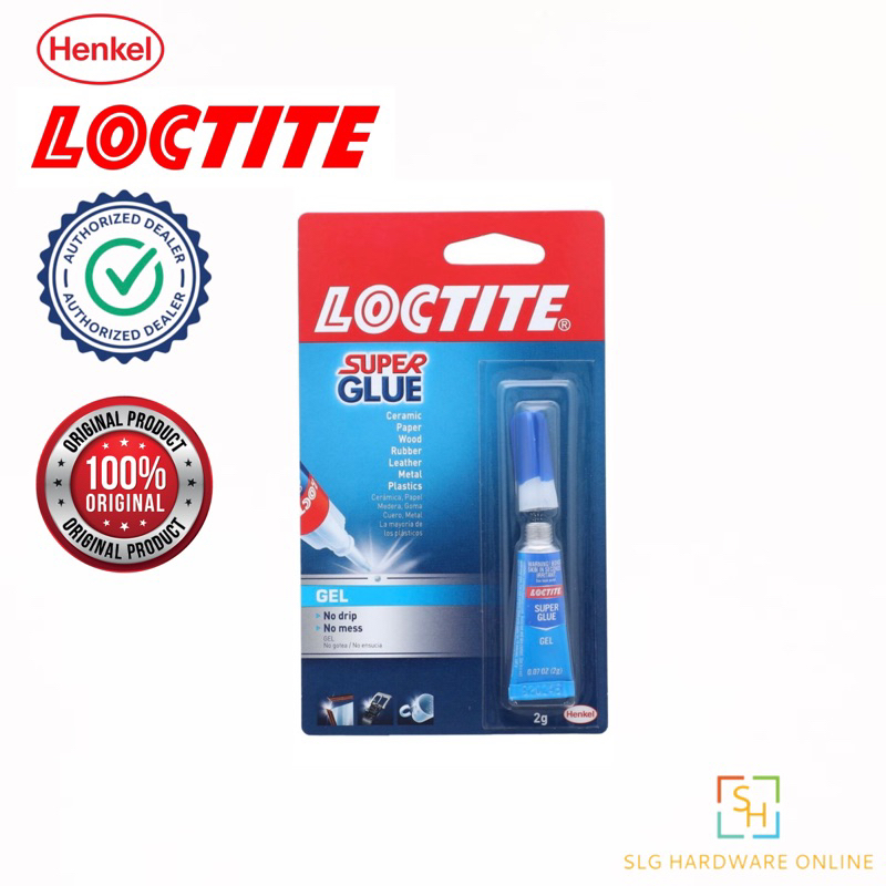 LOCTITE SUPER GLUE GEL TUBE 2G Shopee Philippines