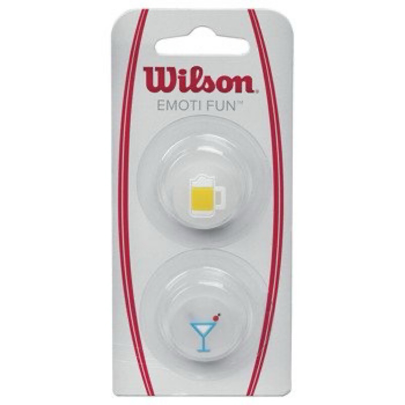 Wilson EmotiFun Beer / Martini Tennis Vibration Dampener (2 per pack