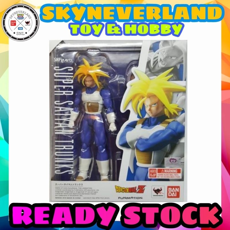 Figurine S.H.Figuarts Dragon Ball Super Saiyan Trunks - Bandai Japon, Neuf Sous Blister