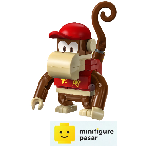 mar0166 Lego Nintendo Super Mario Donkey Kong 71425 - Diddy Kong ...