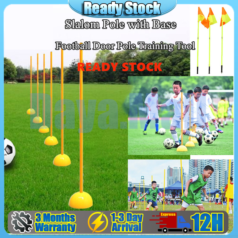 Landical 12 Pcs Weighted Slalom Pole Rubber Bases For Baseball Agility