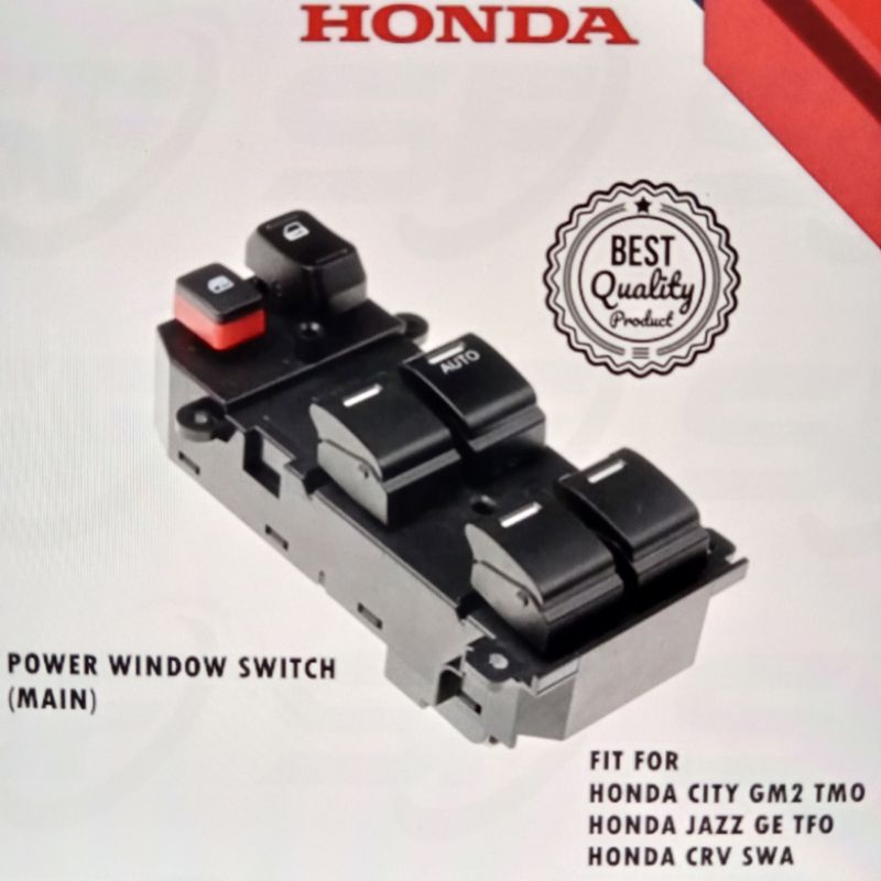 Honda City Tmo Gm Jazz Ge Tfo Crv Swa Power Window Switch Shopee Philippines