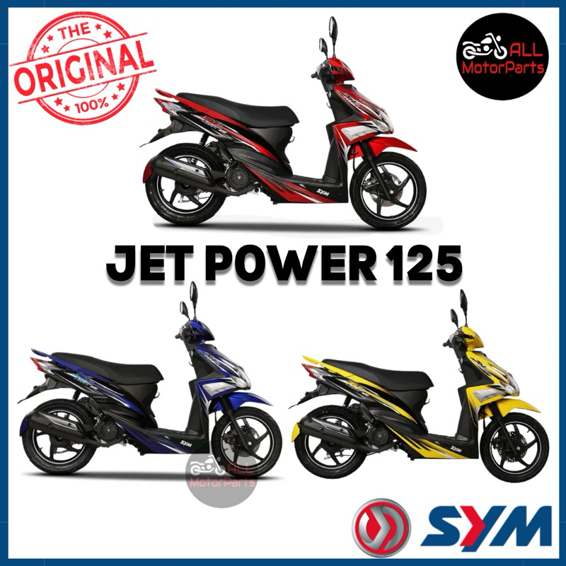 SYM JET-POWER 125 BODY COVER SET WITHOUT STRIPE ( NO STICKER ) SYM ...