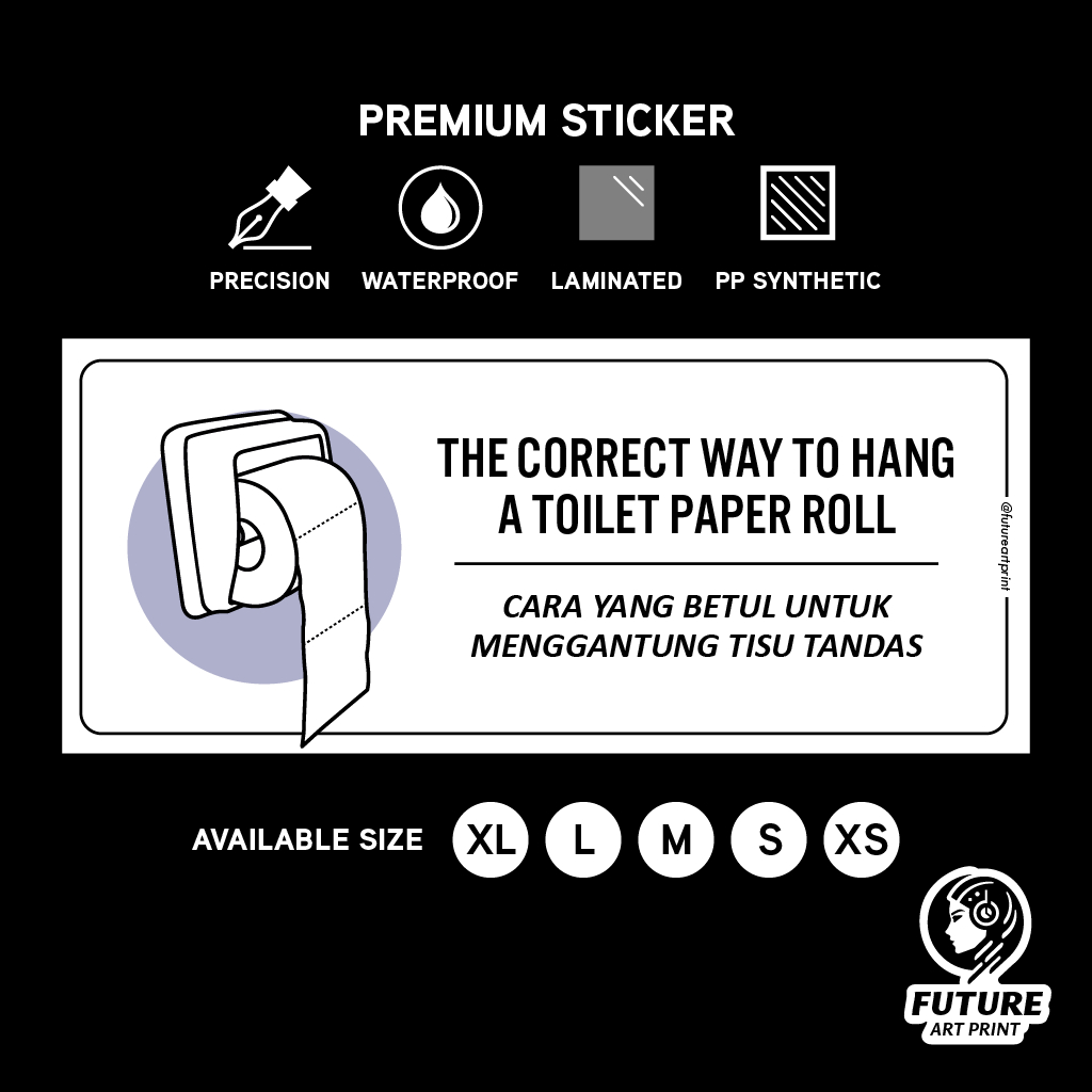 The Correct Way to Hang Toilet Paper Roll. Cara Betul Gantung Tisu
