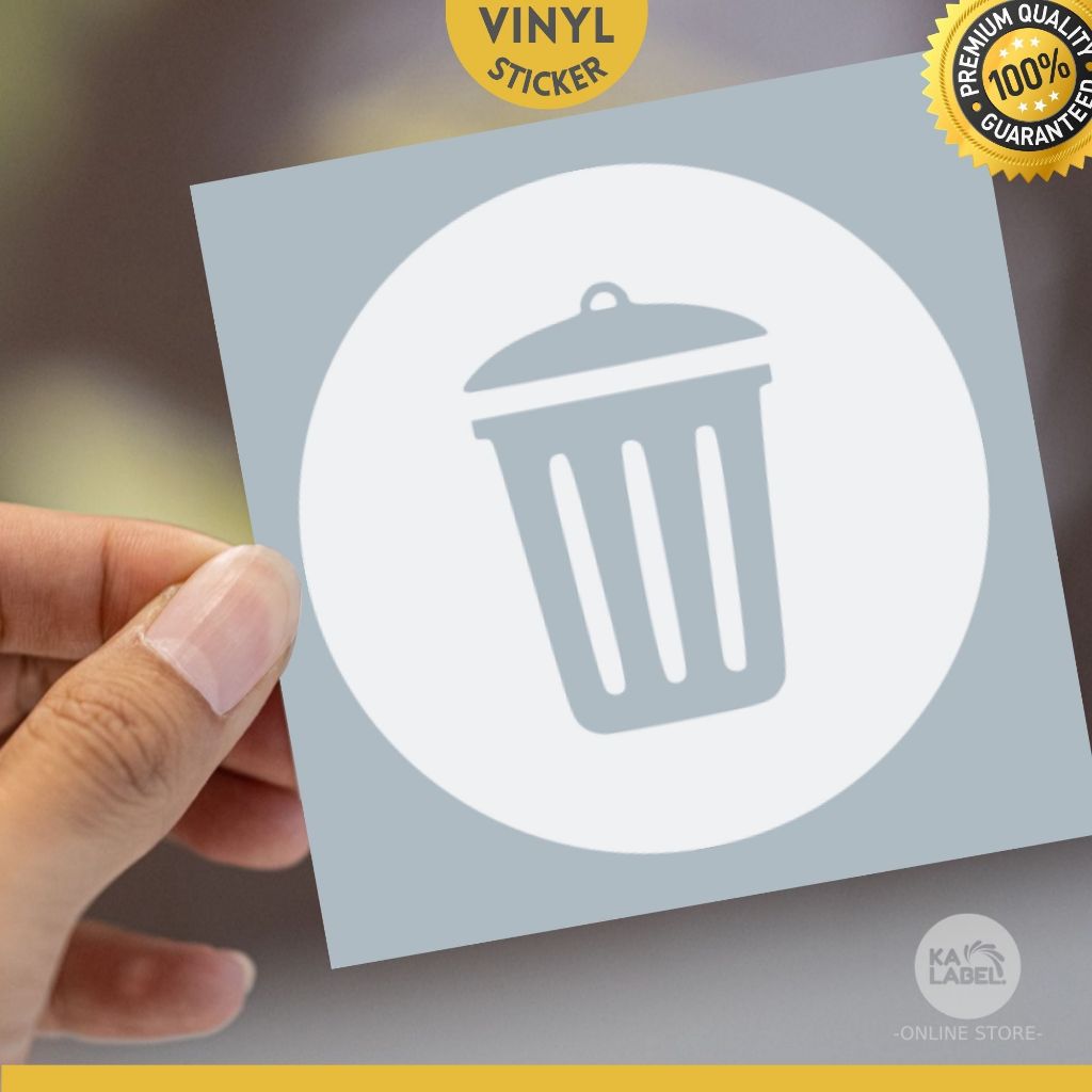 Trash - Vinyl Decal Sticker for Wheelie Bin / Wheely Dustbin / Recycle ...