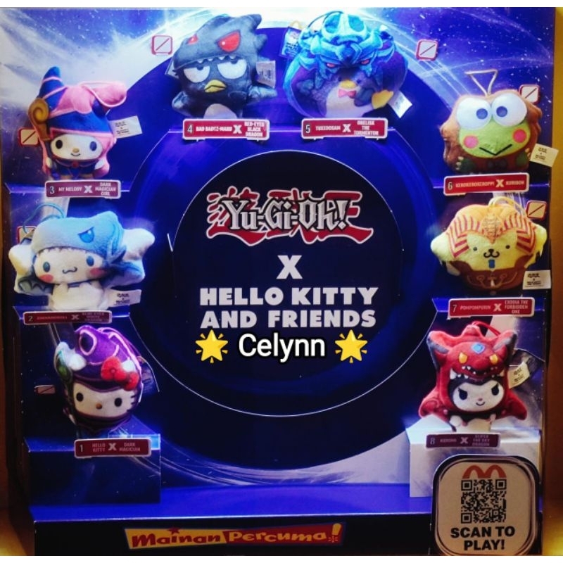 McDonald's McD Mcdonalds Mekdi Happy Meal Toy Yu-Gi-Oh X Sanrio Hello ...