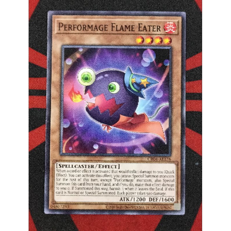 YUGIOH KONAMI CR04-AE176 Performage Flame Eater (Common ) | Shopee ...