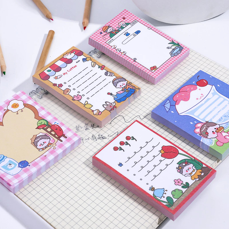 Cute Cartoon Notepad For Students Office | Shopee Philippines