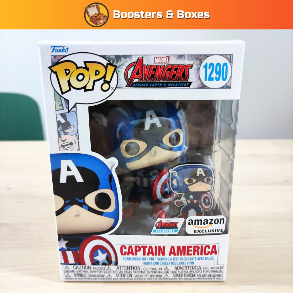 Funko Pop! & Pin: The Avengers: Earth's Mightiest Heroes - 60th ...