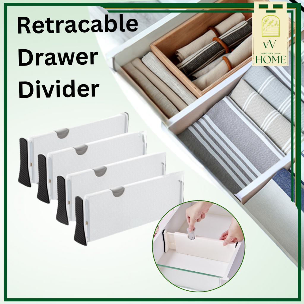 Drawer Divider / Adjustable Drawer Partition Divider Expandable ...