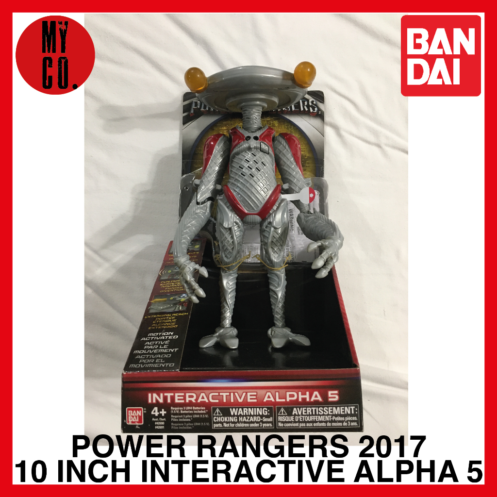 POWER RANGERS 2017 10 INCH INTERACTIVE ALPHA 5 BANDAI | Shopee Philippines