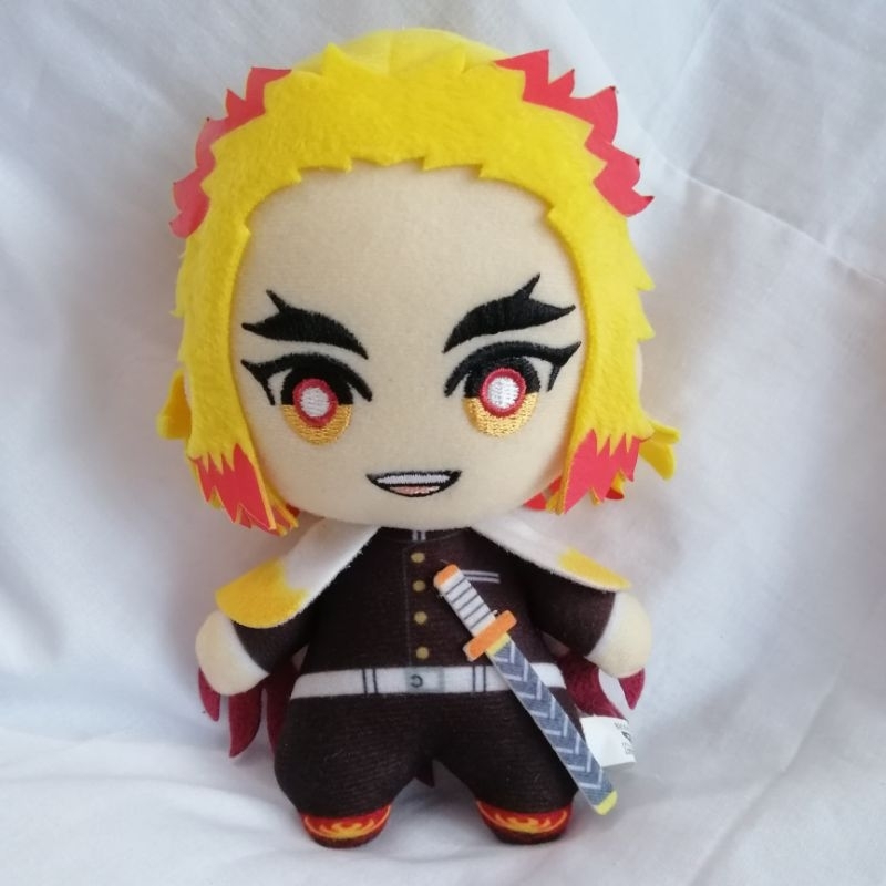 Rengoku Kyoujurou DEMON SLAYER KIMETSU NO YAIBA chibi SOFTTOY PLUSH ...