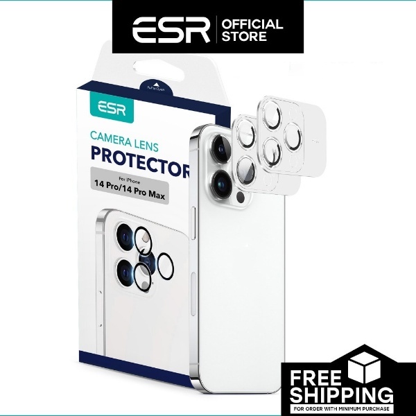 ESR Armorite Camera Lens Protector for iPhone 15 Pro Max/15 Pro/14 Pro