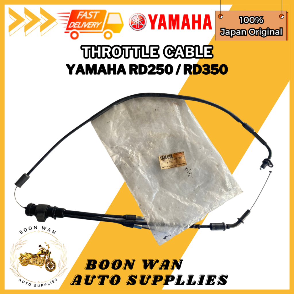 Throttle Cable Japan Yamaha RD250 / RD350 4LO-26260-00(RD250) / 29L ...