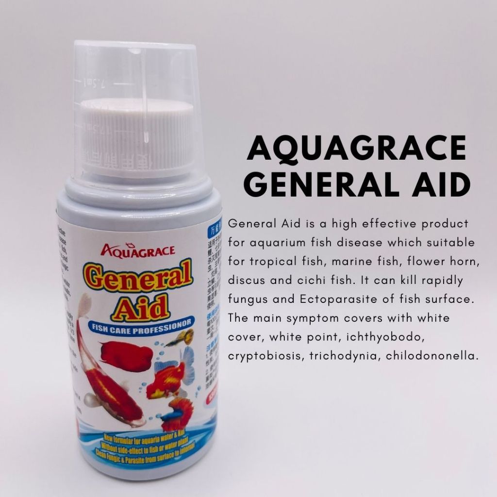 AQUAGRACE General Aid 130ml (Clean fungus & Parasite from surface to