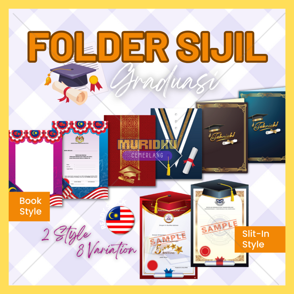GRADUATION CERTIFICATE FOLDER/FOLDER SIJIL/SIJIL HOLDER/ SIJIL UNTUK ...