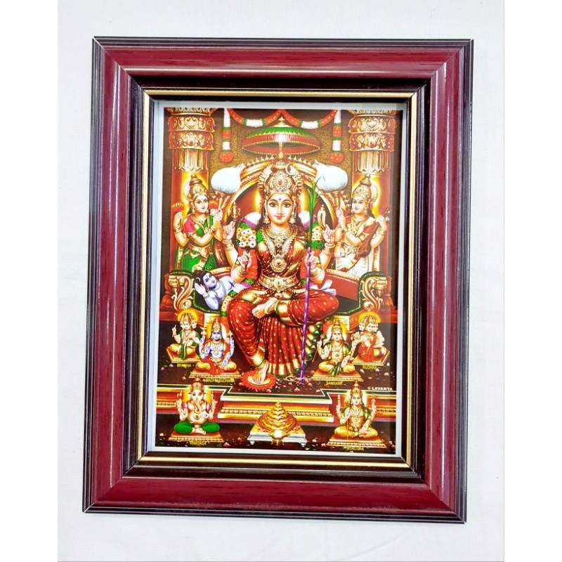Amman Photo Frame with Glass Small Size Frame Karumariamman Mariamman ...