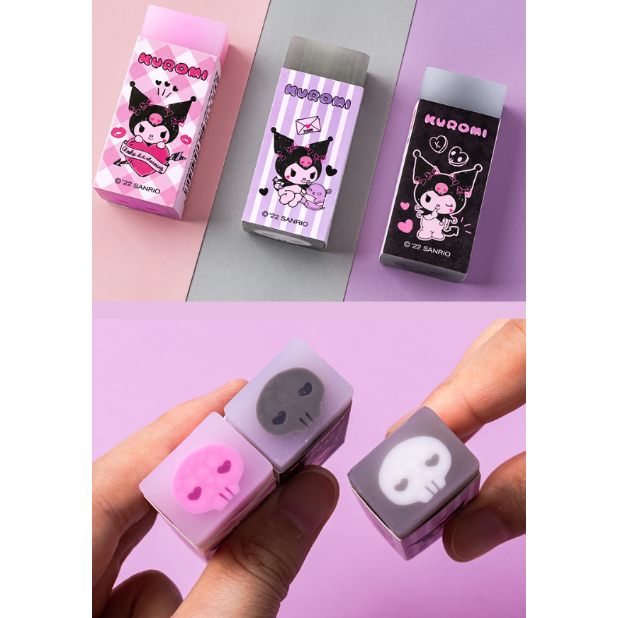 1658 Sanrio Eraser Kuromi Skull Kuromi Skull Sanrio Eraser Kuromi ...