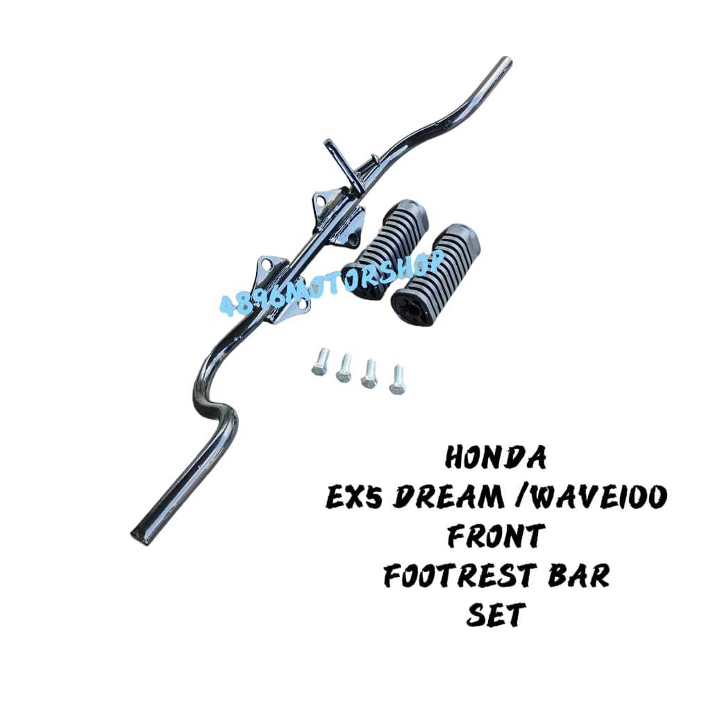 Honda Ex5 Dream Wave100 W100 WAVE 100 FRONT Foot Rest Bar FOOT STEP BAR