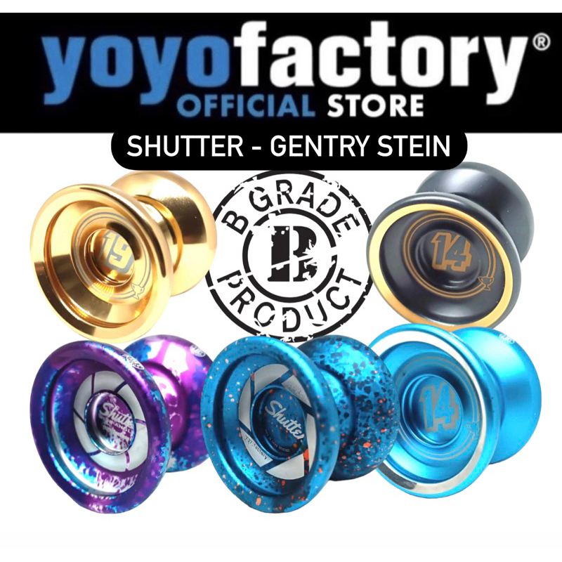 YoYofactory Shutter (B grade) yoyo Champion Gentry Stein YoYos yoyo