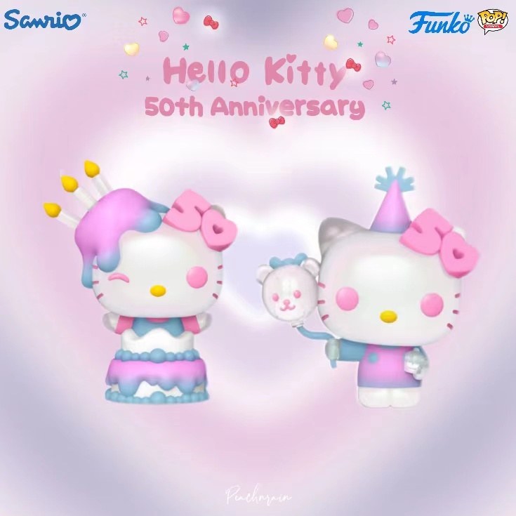Funko Pop Vinyl Number 75 76 Sanrio Hello Kitty 50th Anniversary ...