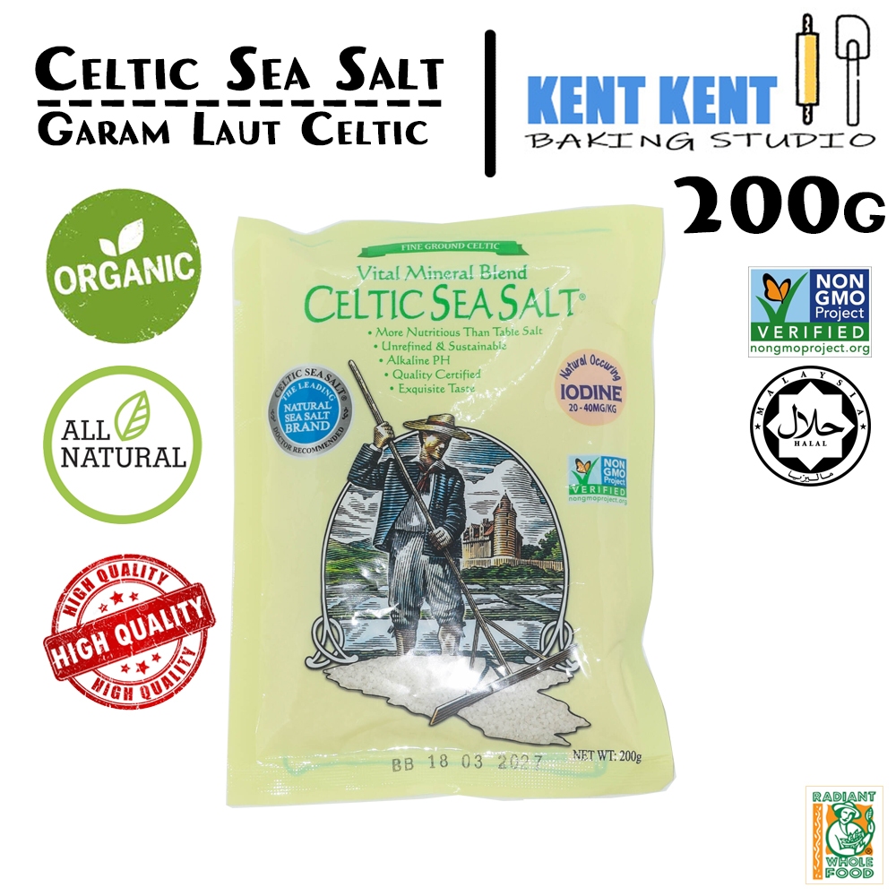 RADIANT Celtic Sea Salt / Garam Laut Celtic 200g [KENT KENT Baking ...