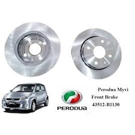 PERODUA MYVI 2005-2010(FRONT) Disc Rotor (2pcs) 1Set 1 Year Warranty ...