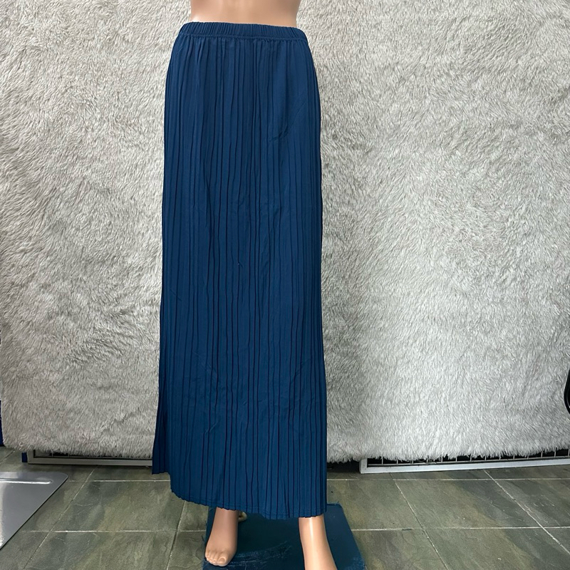 5XL Pleated Skirt Labuh Muslimah Plus Size Palazzo Skirt Kembang Harga Kilang Shopee Philippines