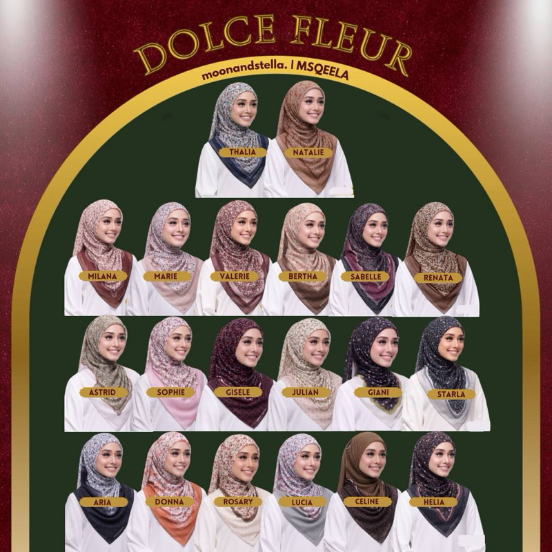 [moonandstella] Dolce Fleur Bae Chic Klasik Malaya Ria By Moon And ...